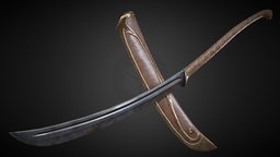 Galadhrim Warriors Glaive spear, lotr, metal, elves, glaive, weapon, sword
