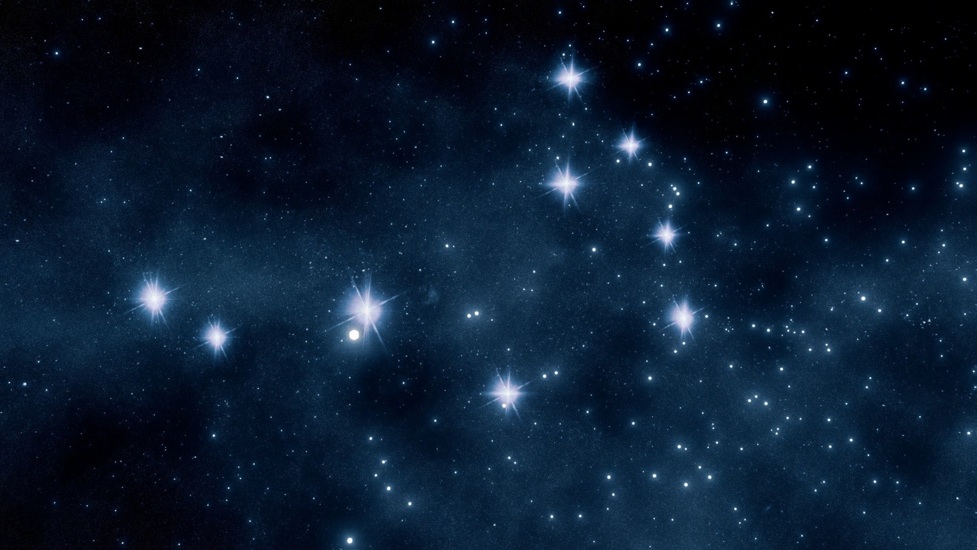 Artist's impression of an open cluster, a type of star cluster consisting of a few hundreds to a few thousands stars immersed in a tenuous nebula. They are found in spiral and irregular galaxies and originate from giant molecular clouds. The stars belonging to an open cluster are all formed at approximately the same time and distance. For this reason, the study of these clusters is of great interest to astronomers because they offer the unique possibility of studying how stars form and evolve as a function of their mass. The Milky Way hosts open clusters within and between the spiral arms. One of the most popular open clusters near Earth is the Pleiades, also known as the seven sisters (see figure). It consists of hot, middle-aged B-type stars and is visible in the northwest of the constellation Taurus, at a distance of approximately 444 light-years from Earth.

Image credit: NASA/ESA/AURA/Caltech - Bright stars of an open cluster - Buy Royalty Free 3D model by Salvatore Orlando (@sorlando) 3d model