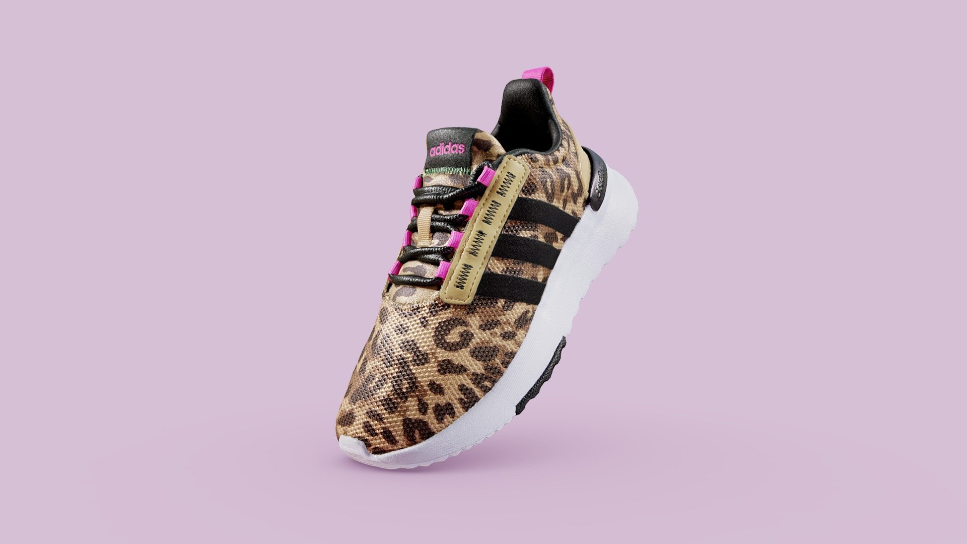Adidas Leopard Shoe 

Add the comfort and athletic style of a running shoe to your child’s daily routine. These kids’ adidas shoes keep them going on all-day adventures with a sleek, lightweight feel, thanks to the flexible textile upper.

23.5 x 9.6 x 11.3 cm (85 micrometers per texel @ 4k)

Scanned using advanced technology developed by inciprocal Inc. that enables highly photo-realistic reproduction of real-world products in virtual environments. Our hardware and software technology combines advanced photometry, structured light, photogrammtery and light fields to capture and generate accurate material representations from tens of thousands of images targeting real-time and offline path-traced PBR compatible renderers.

Zip file includes low-poly OBJ mesh (in meters) with a set of 4k PBR textures compressed with lossless JPEG (no chroma sub-sampling) 3d model