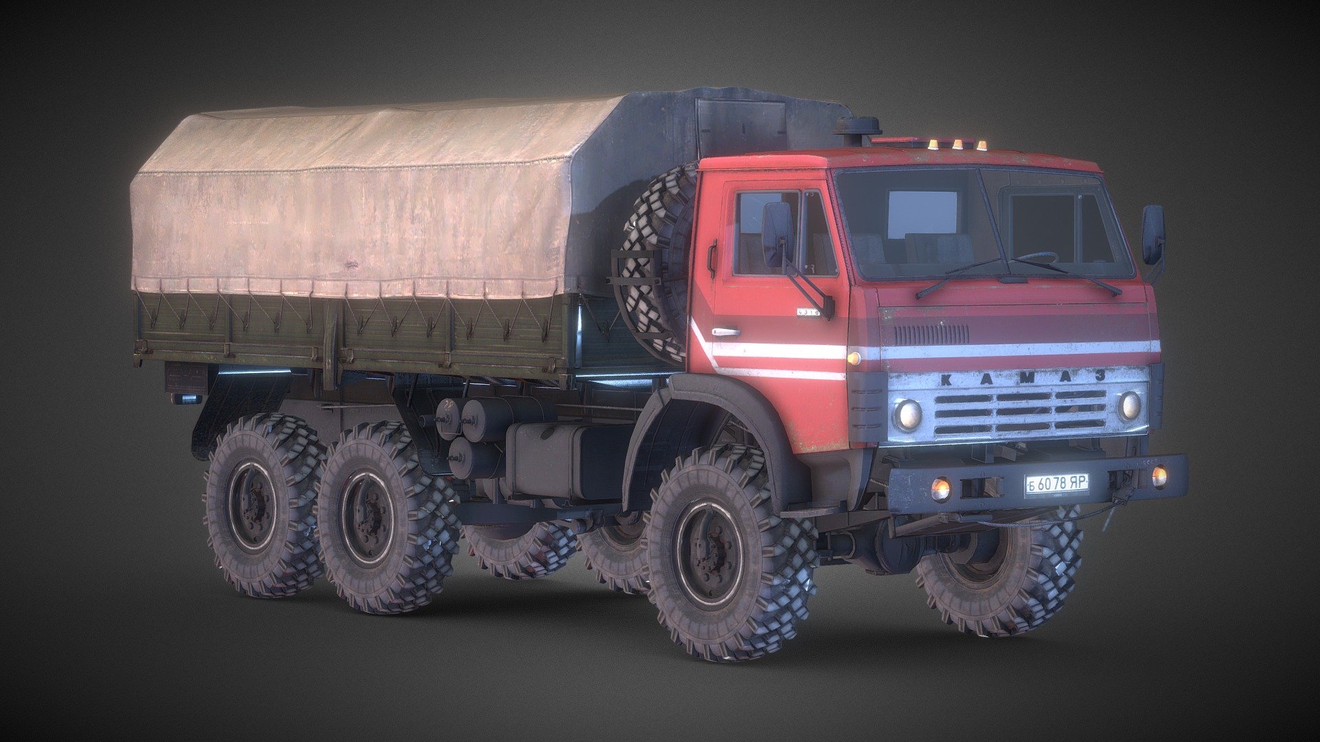 This model was created for modification in the game Dayz Standalone for Bastard Mods.

Discord - https://discord.com/invite/tBqFQQh85s - Dayz Bastard - Kamaz 4310 - 3D model by LuckyBastard (@luckybas) 3d model