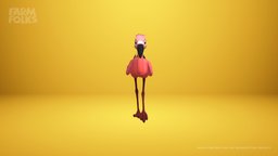 Flamingo Jogging Animation [Farm Folks]