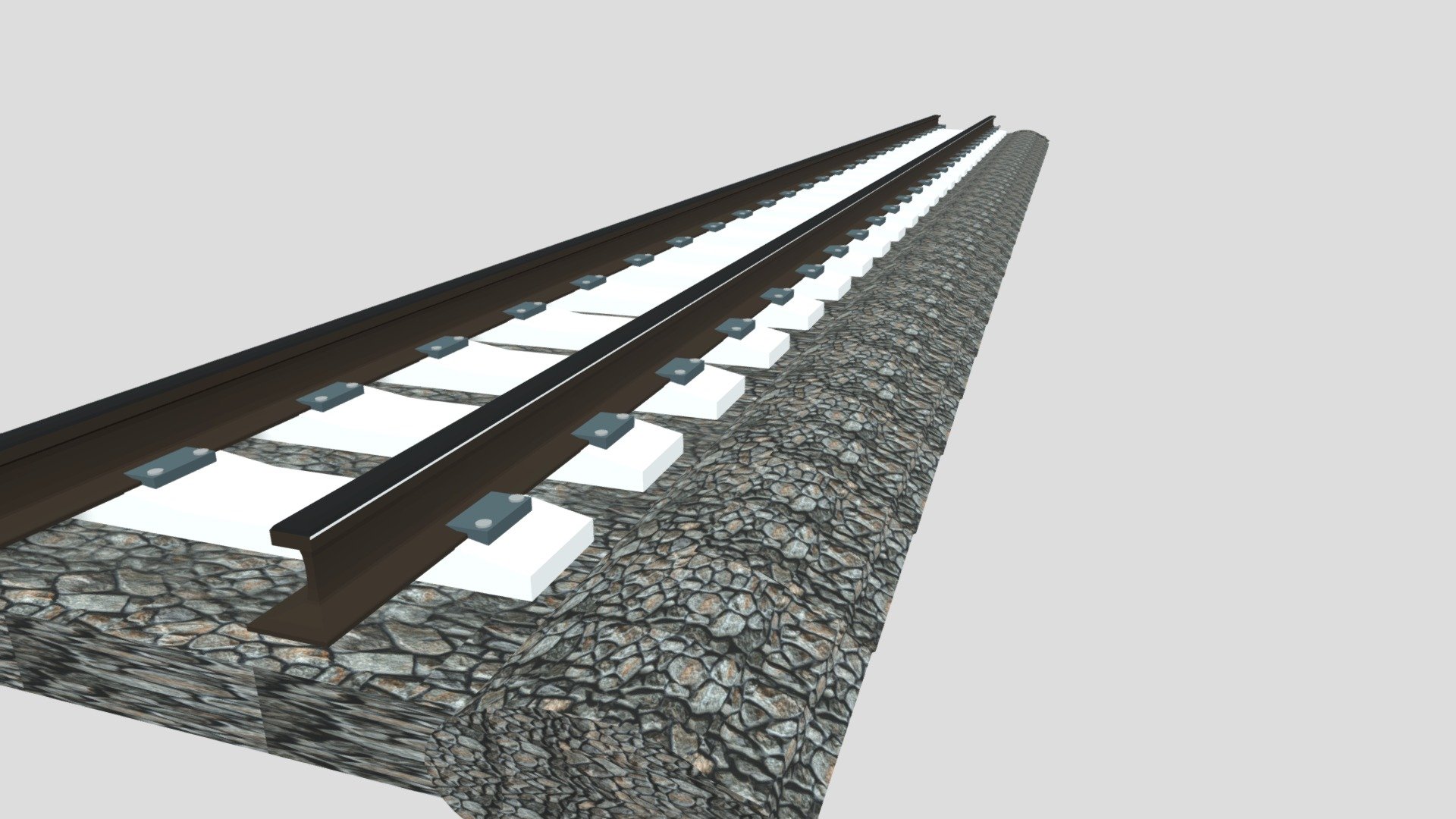 3D model Railways Line - Railway Track - 3D model by harshadmatraniya10056 3d model