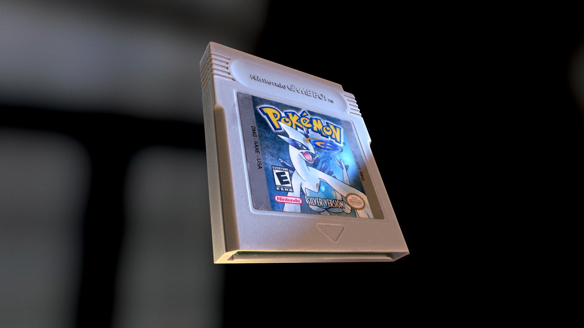 My latest personal project based on one of my childhood memories, Pokemon Silver for GameBoy Color.
I worked a lot to the the topology and the texturing process to make a better and detailed result. I hope you enjoy this!

Modeling in Blender 4.0
Texturing in Substance 3D Painter

Check out the full resolution renders here https://www.artstation.com/artwork/8b8XPm - Pokemon Silver Cartridge - 3D model by CG_ST (@StArt3D) 3d model