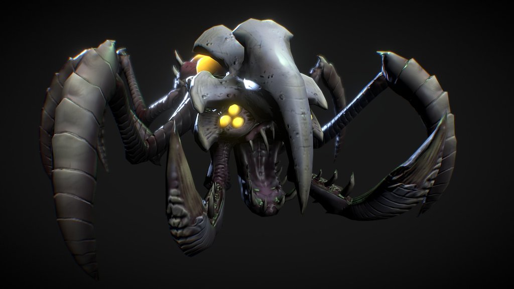 Enemy Model for an upcoming game by Silicon Storm! - Alien Warrior - 3D model by SiliconStorm 3d model
