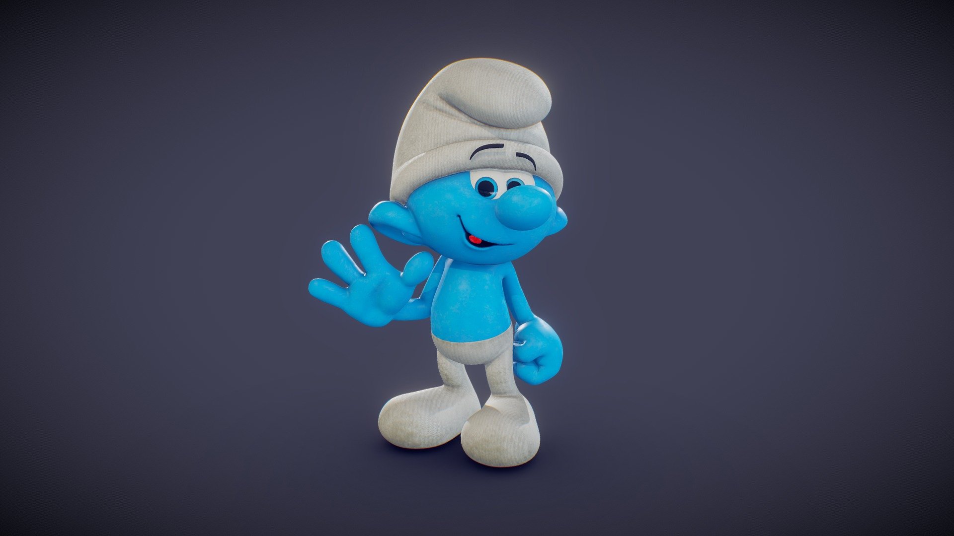 Smurf personal project character - Smurf - 3D model by lomepawol 3d model