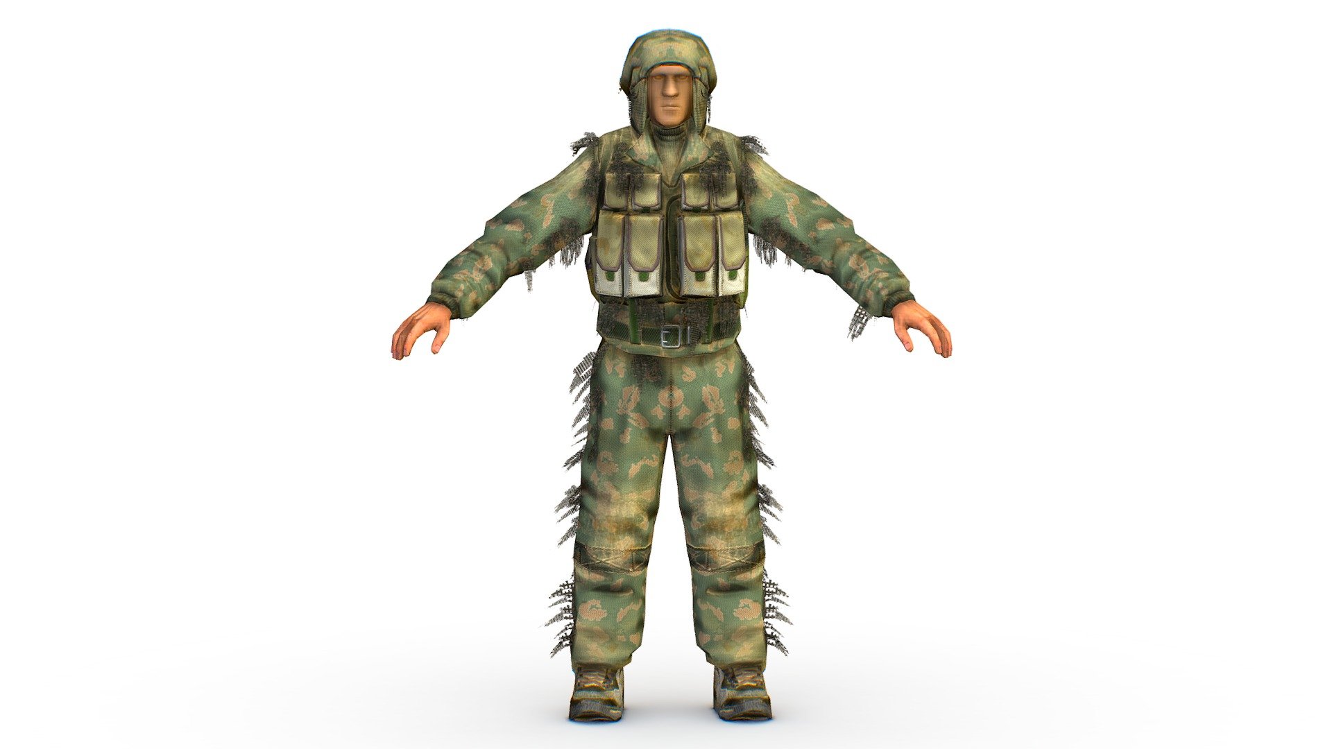 LowPoly Man Old USSR Soldier - LowPoly Man Old USSR Soldier - Buy Royalty Free 3D model by Oleg Shuldiakov (@olegshuldiakov) 3d model