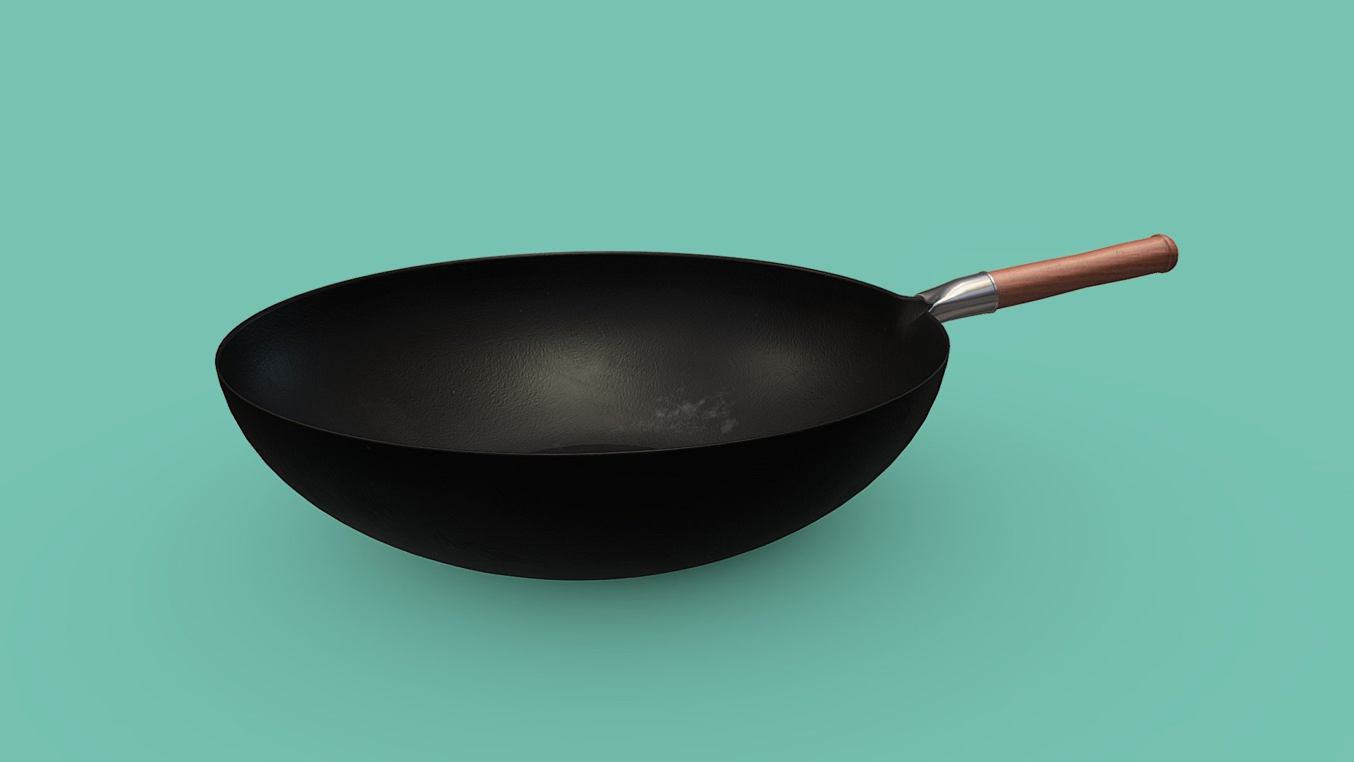 A Japanese Styled Cooking Wok in 4k PBR - Cooking Wok 4k - Buy Royalty Free 3D model by OverTheOcean 3d model