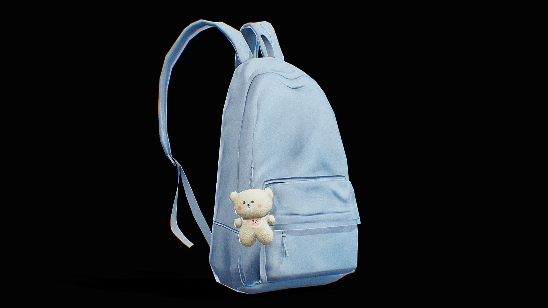 Cute backpack - 3D model by Wolfy (@VRX999) 3d model