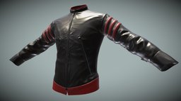 Origins Italian Leather Jacket substancepainter, maya, texture, pbr, gameart, zbrush, clothing