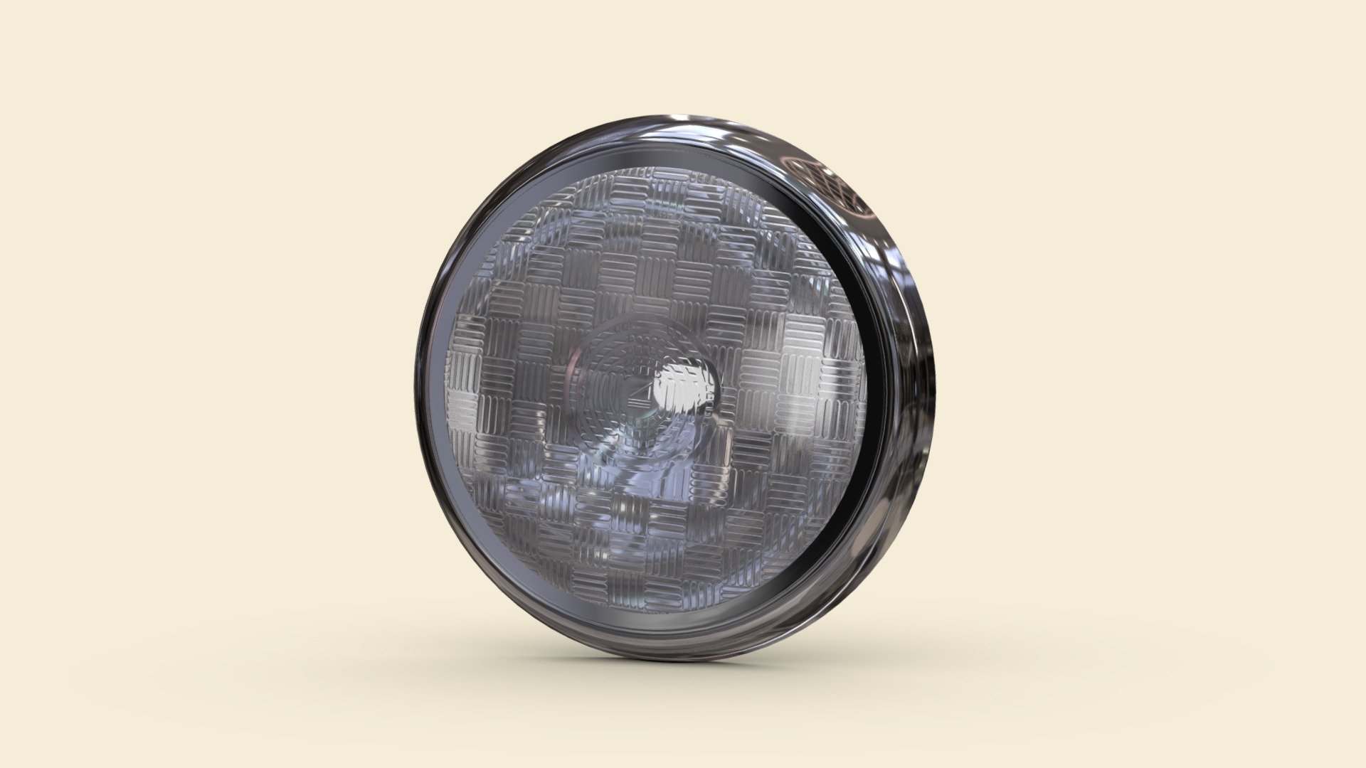 7inch Headlight with bulb geometry inside (no filament, just bulb shape).

Height &amp; Normal texture for the headlight glass. UV mapped for front and back of headlight cover if you wish to add your own texture on front or back.

Have provided a download with the Maya file too.

Enjoy

Cheers 3d model