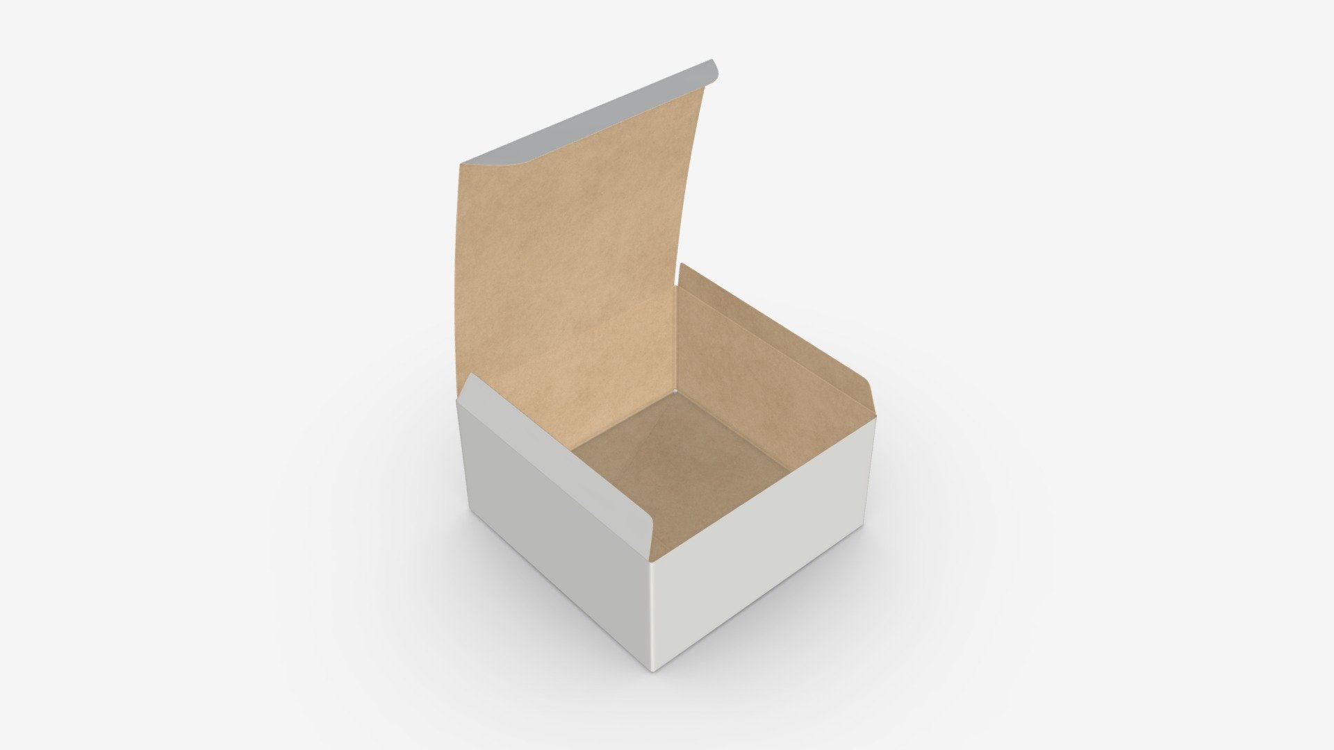 Gift box paper 04 opened - Buy Royalty Free 3D model by HQ3DMOD (@AivisAstics) 3d model