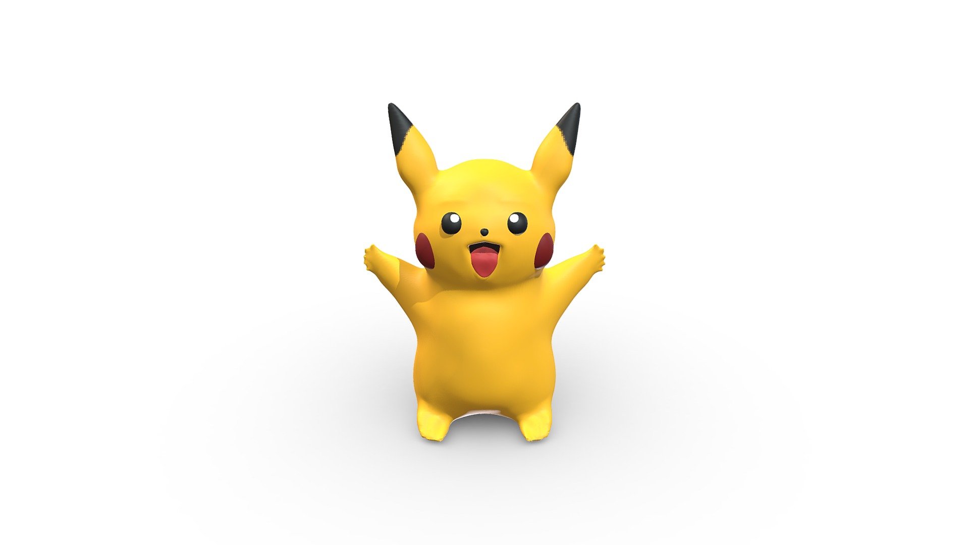 First iPad Pro sclupt of a Pikachu from Pokémon - Pokémon Pikachu - Buy Royalty Free 3D model by chrisprice 3d model