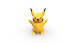 Pokémon Pikachu sculpt, pokemon, pikachu, nintendo, sculpting, squirtle, charmander, nomad, 3dsculpting, nomadsculpt