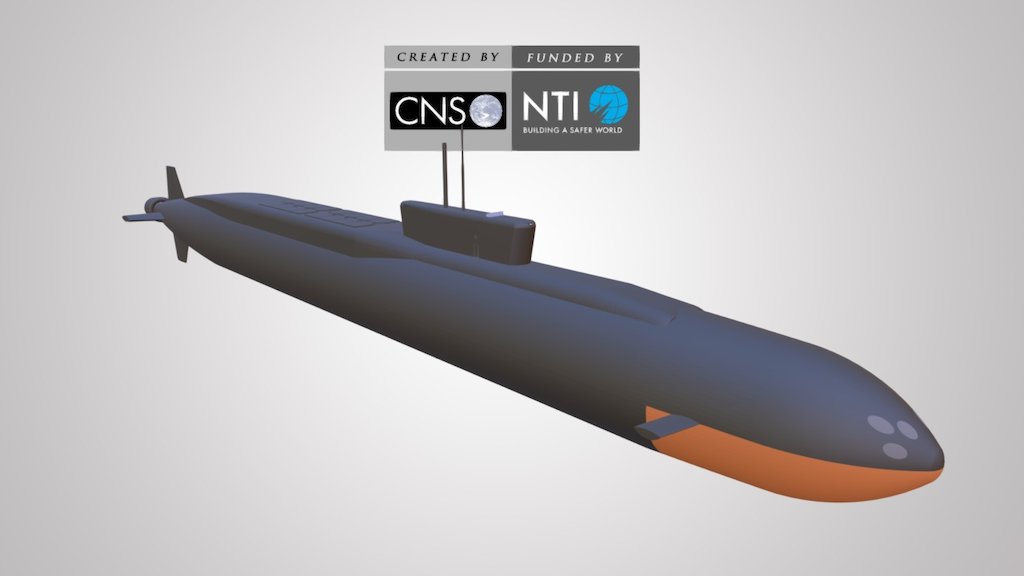 Borei Class Submarine - 3D model by JamesMartinCNS 3d model