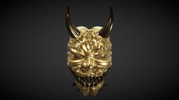 Demon Mask demon, oro, mask, gamedevelopment, japon, game, gameasset, demonmask