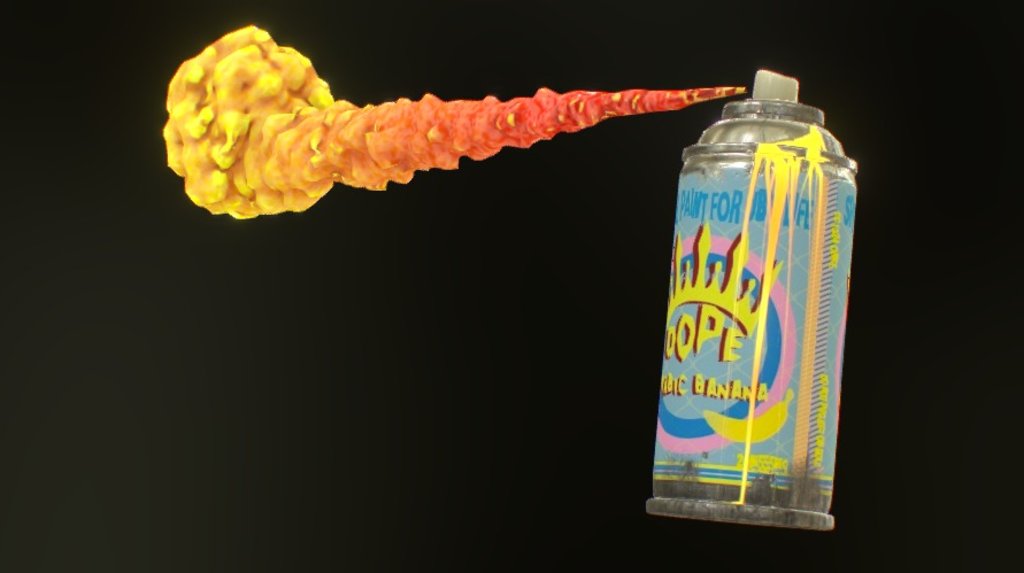 Spray Can - 3D model by benlemoine 3d model