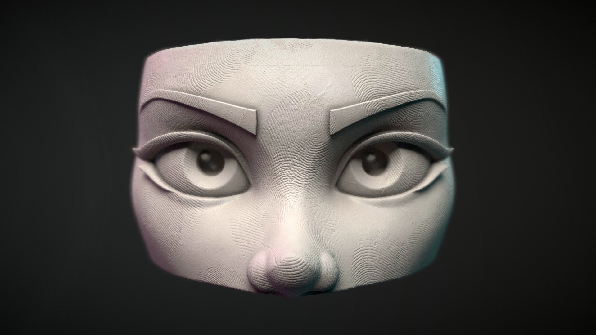 Day 8 for SculptJanuary with the topic &ldquo;Anatomy - Eyes