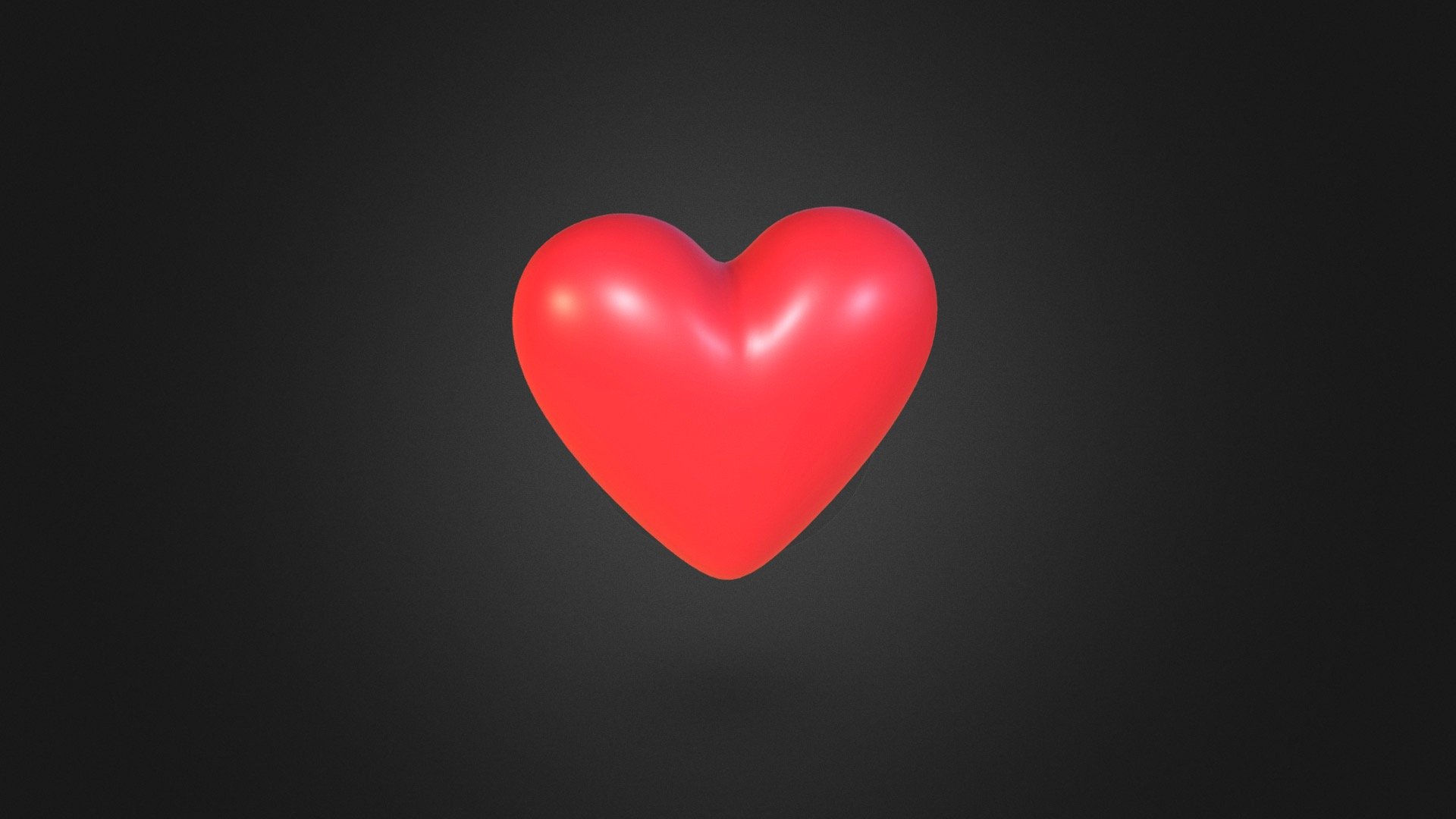 Red Heart. Modeled in Blender - Red Heart - Buy Royalty Free 3D model by burakonur99 3d model