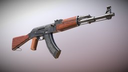AKM rifle, ak, kalashnikov, akm, ak74, kalash, avtomat, ak47, automatic_rifle, akr, avtomat_kalashnikova