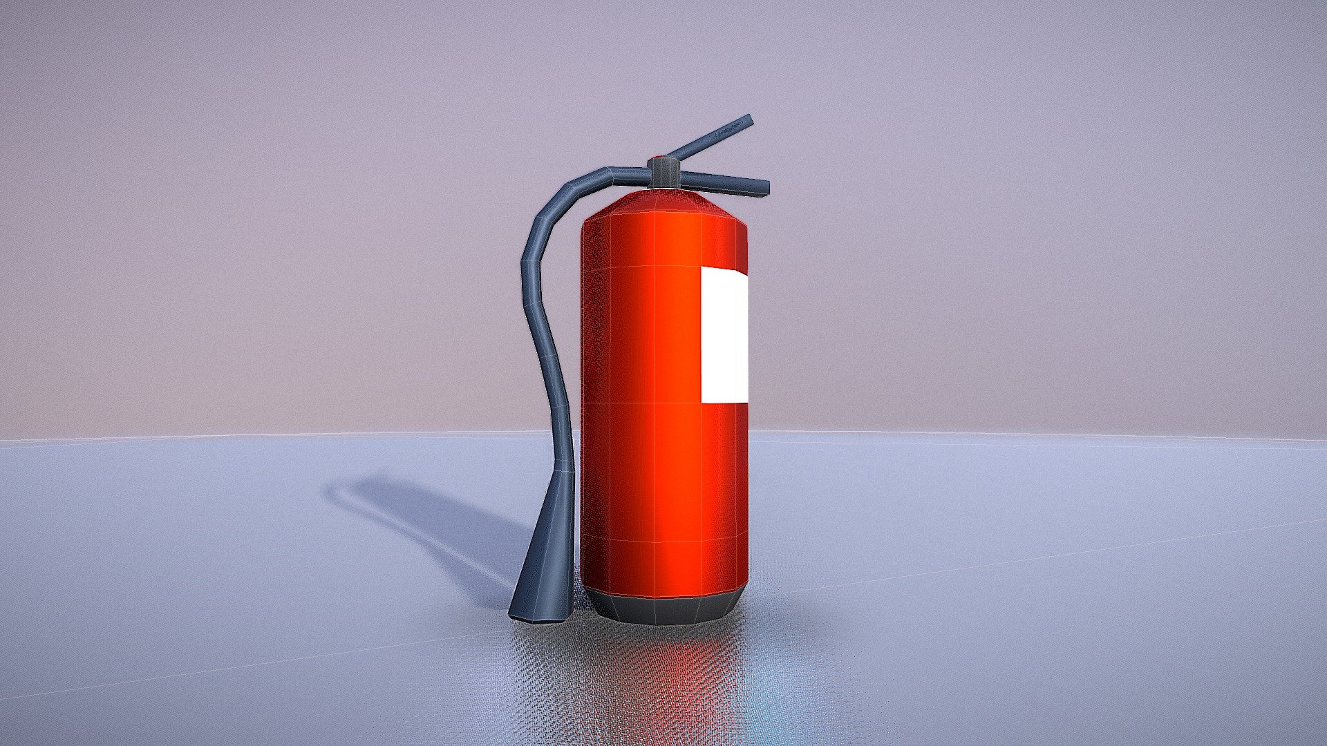 A simple extinguisher 3d model