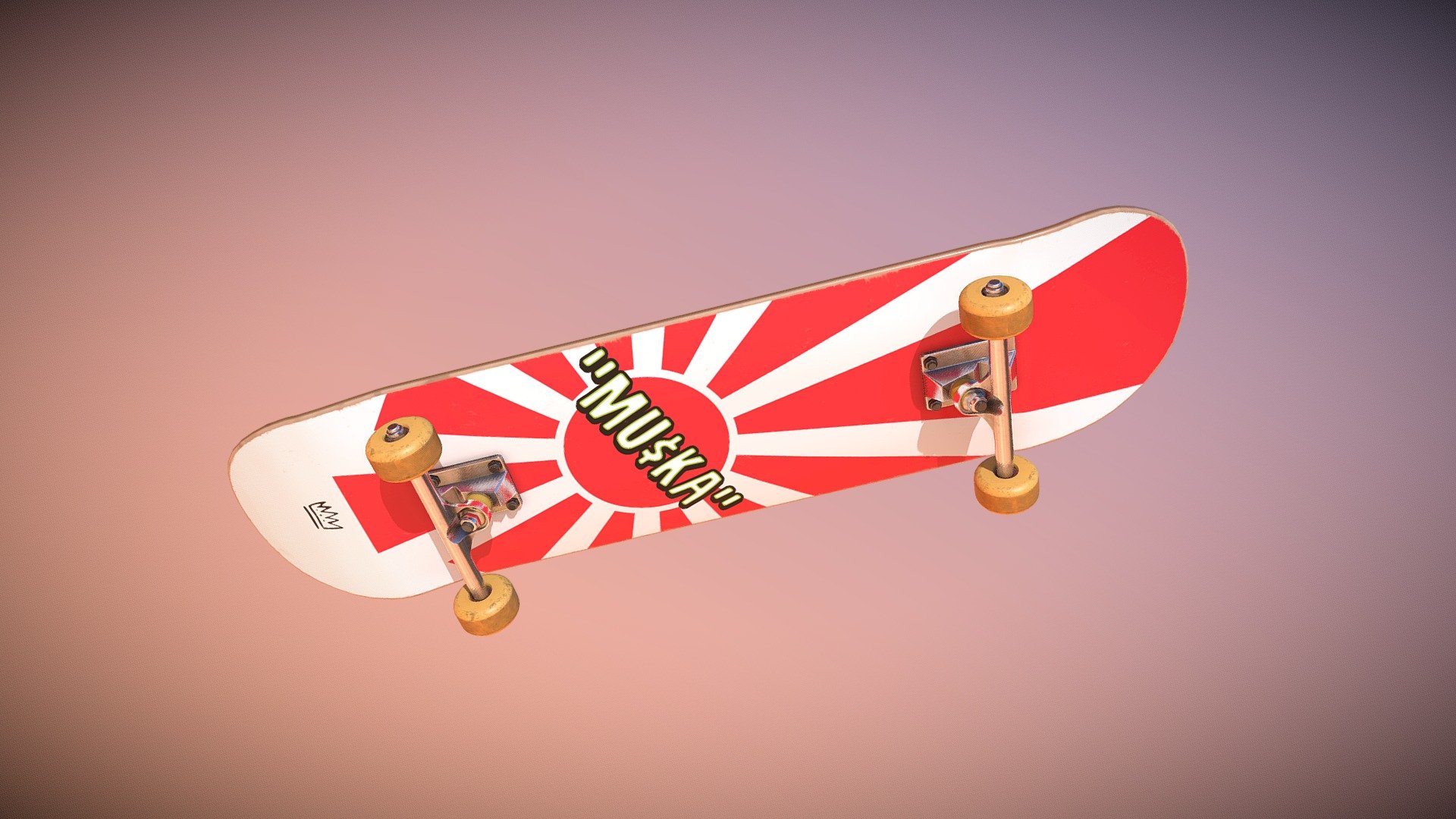 a Skateboard inspired by Chad Muska