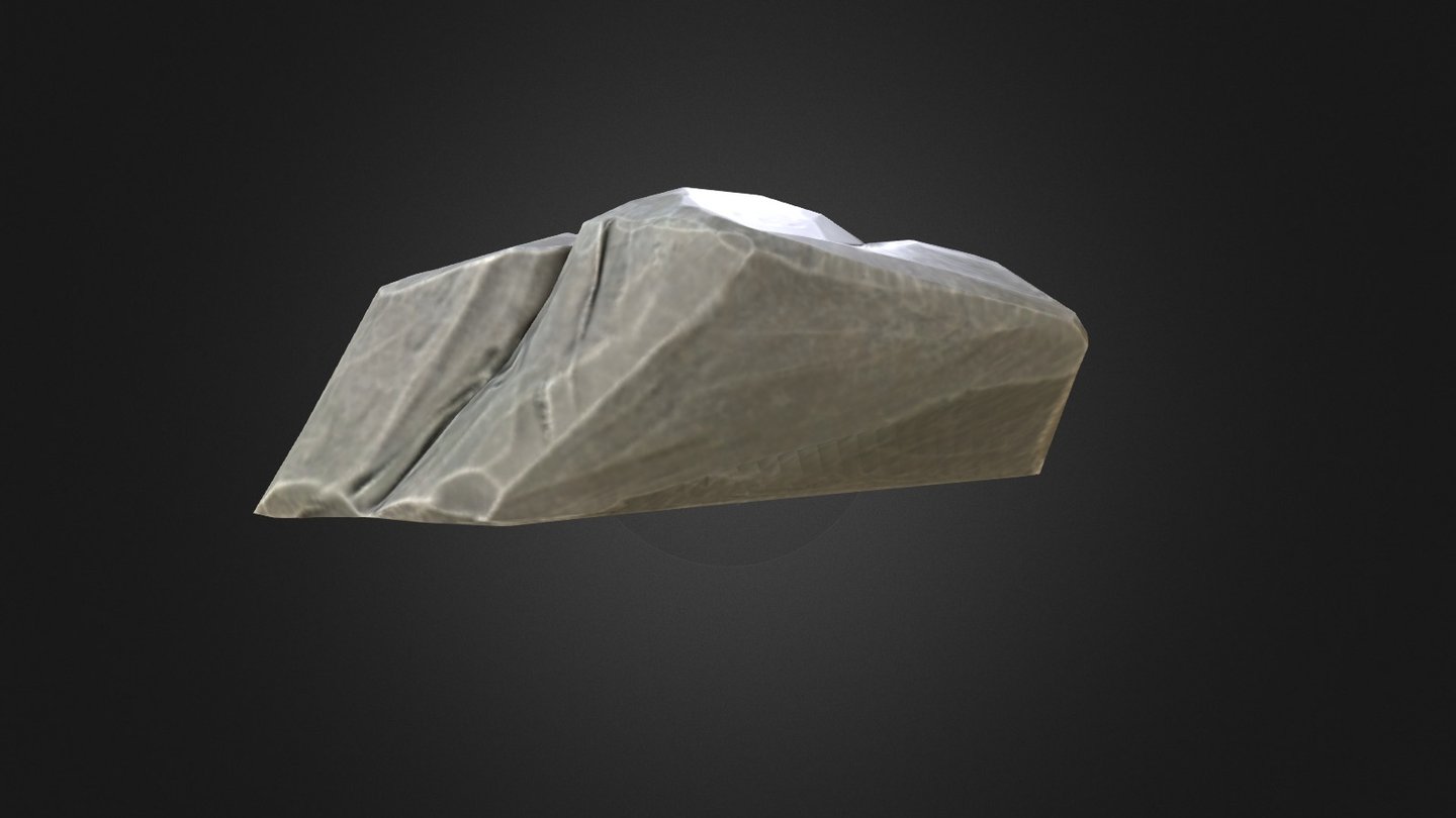 Low poly hand-painted rock. Nothing really fascinating! Blend file included. Use for whatever you want to 3d model