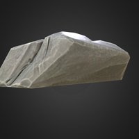 A Simple Rock assets, game, low, poly, rock