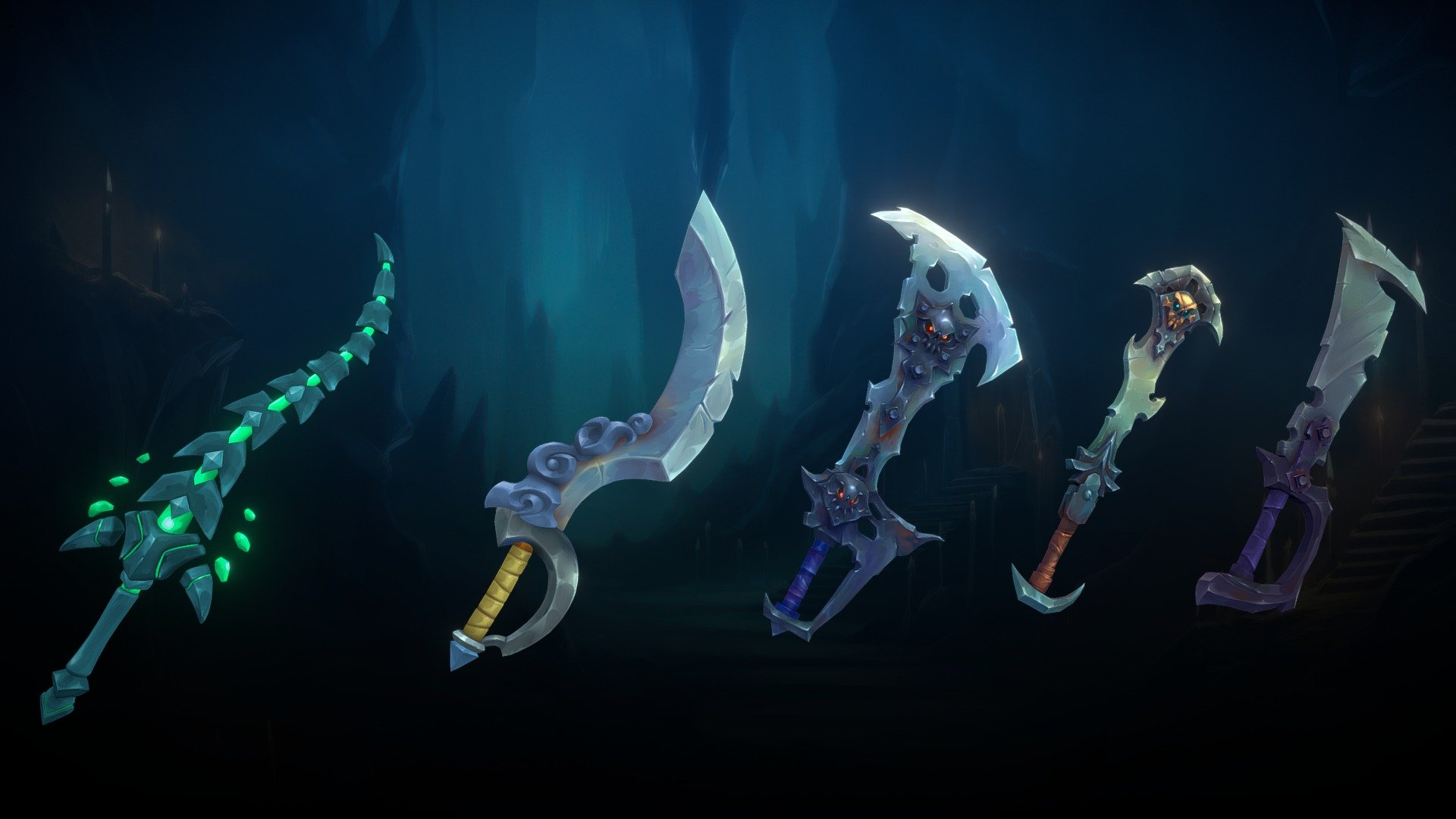 Stylized weapons for a project.

Software used: Zbrush, Autodesk Maya, Autodesk 3ds Max, Substance Painter - Stylized Fantasy Swords - 3D model by N-hance Studio (@Malice6731) 3d model
