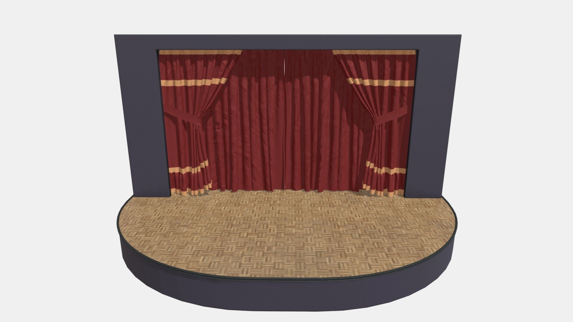 Theatre Stage ready for Blender 3D 3d model