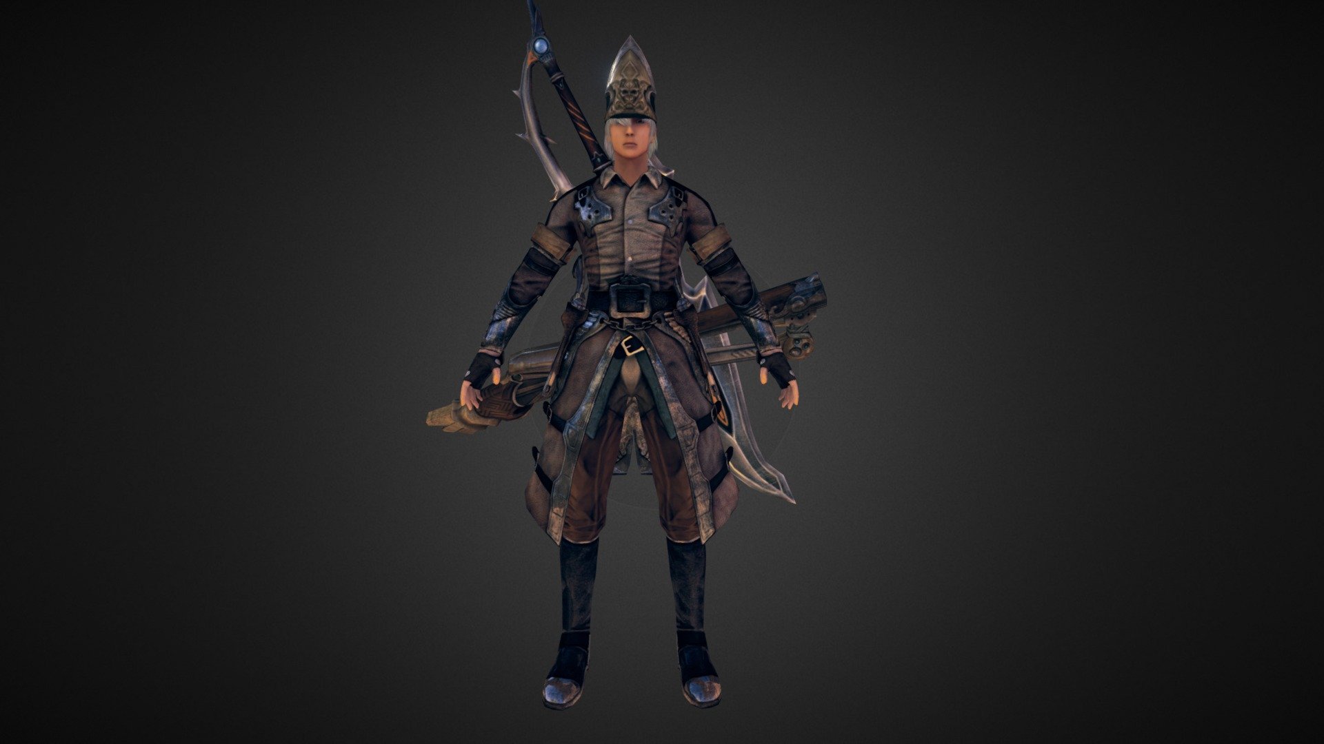 You can buy this model here: -link removed- - Nexgen game model- Warrior - 3D model by blake_seow 3d model