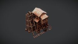Coal Mine model, gameasset