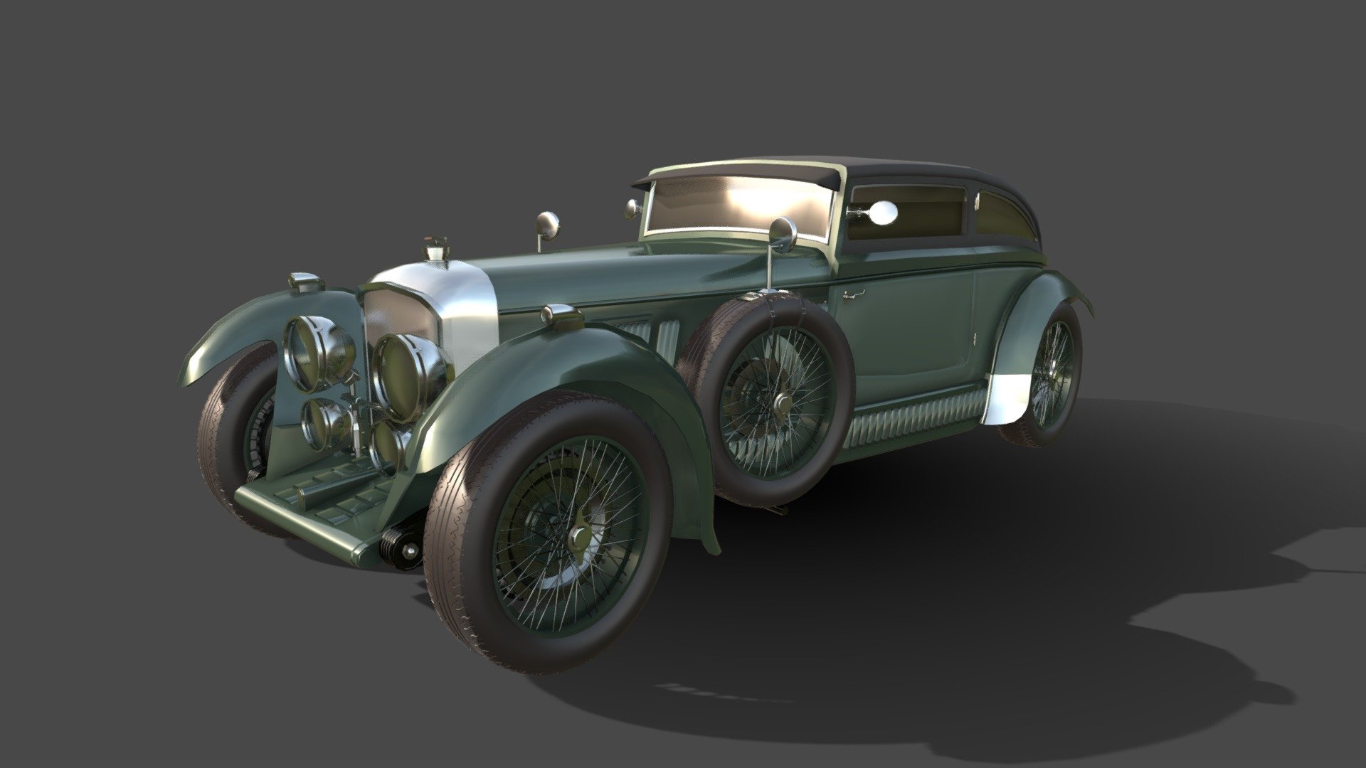 Bentley_Blue_Train - Download Free 3D model by lazarev.kirill.03 3d model