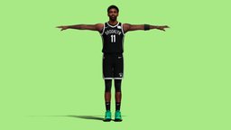 T-Pose Kyrie Irving 	Brooklyn Nets people, basketball, brooklyn, rig, player, t-pose, men, game-ready, nba, jordan, kobe, irving, kyrie, nets, basketball-model, character, lowpoly, man, animated, human, male, sport, ball, person, lebron-james, basketball-player, kobe-bryant