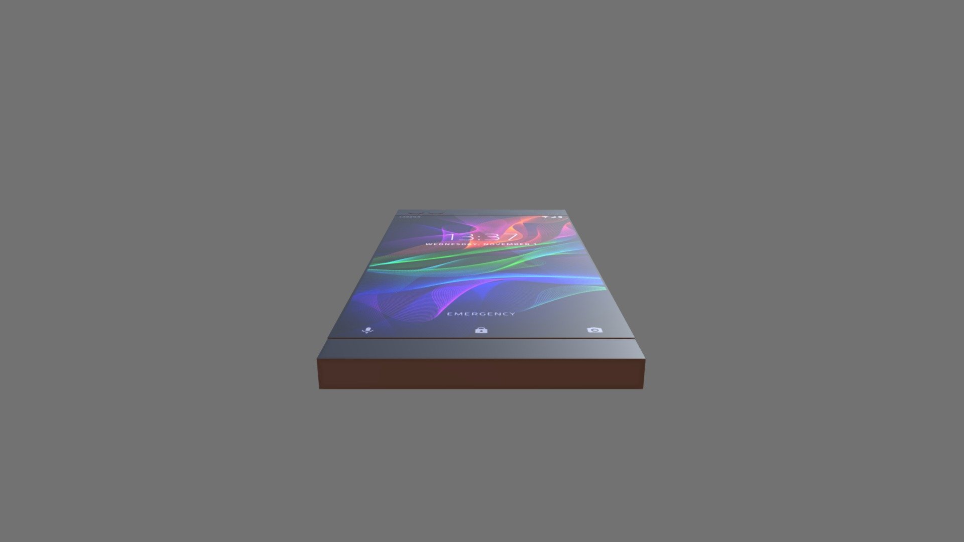 This is a  replica model of the new Razer Flagship Smart Phone - Razer Phone - 3D model by DeclanLea14 3d model
