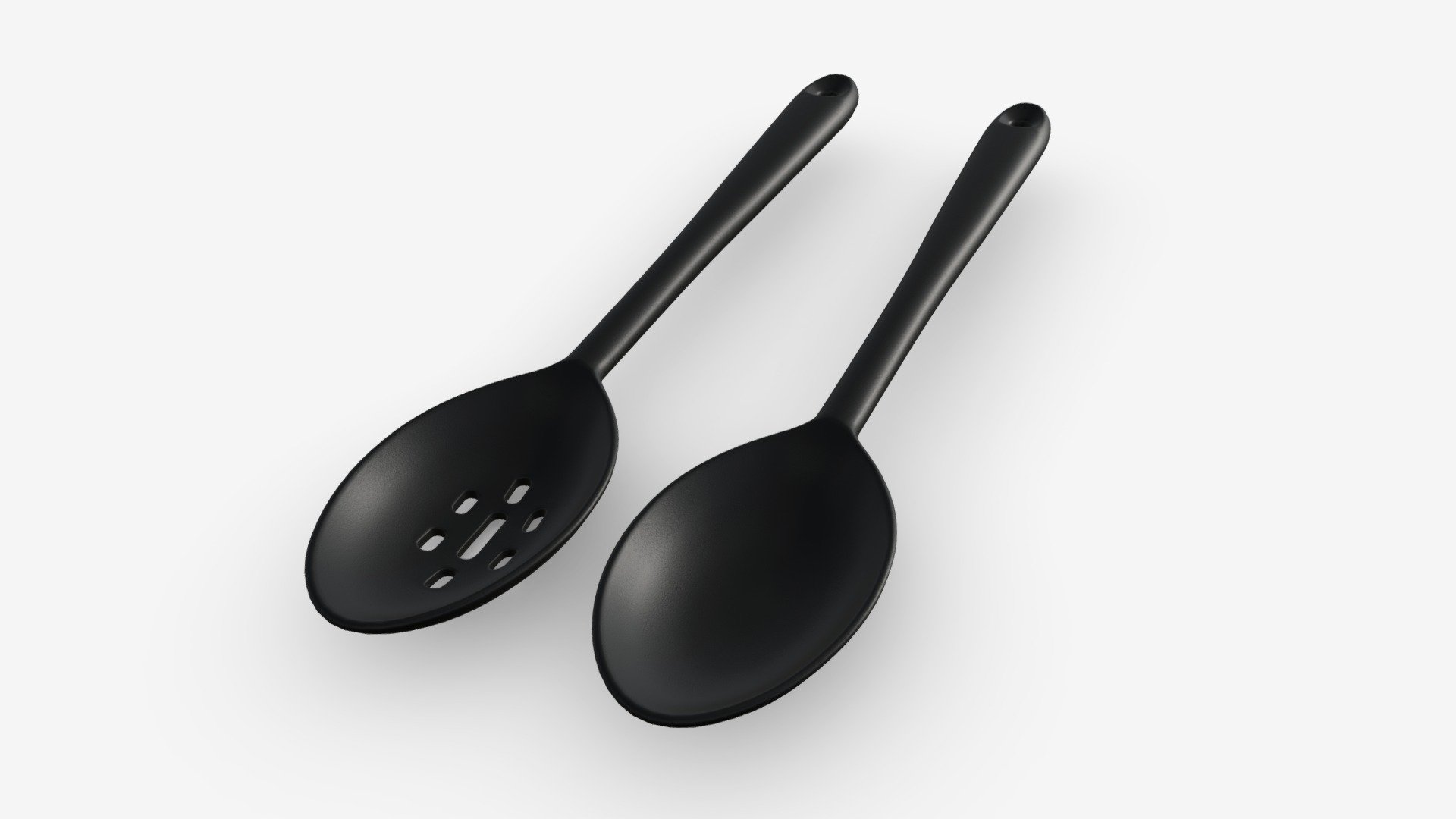 Cooking spoon 2-piece set - Buy Royalty Free 3D model by HQ3DMOD (@AivisAstics) 3d model