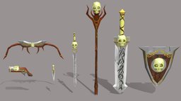 halloween sword sword, halloween, weapon3d-weapon