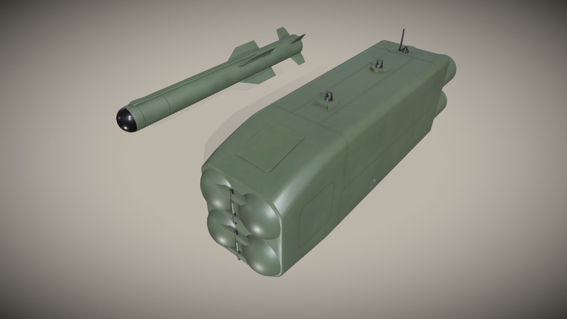 PARS 3 LR is a high precision fire-and-forget weapon system for the engagement of mobile and stationary targets equipped with the latest generation of armour protection as well as buildings, bunkers and other high-value targets.

File formats: 3ds Max 2021, FBX, Unity 2021.3.5f1


This model contains PNG textures(4096x4096):


-Base Color

-Metallness

-Roughness


-Diffuse

-Glossiness

-Specular


-Emission

-Normal

-Ambient Occlusion
 - Launcher PARS 3LR With Missile X4 - Buy Royalty Free 3D model by pukamakara 3d model