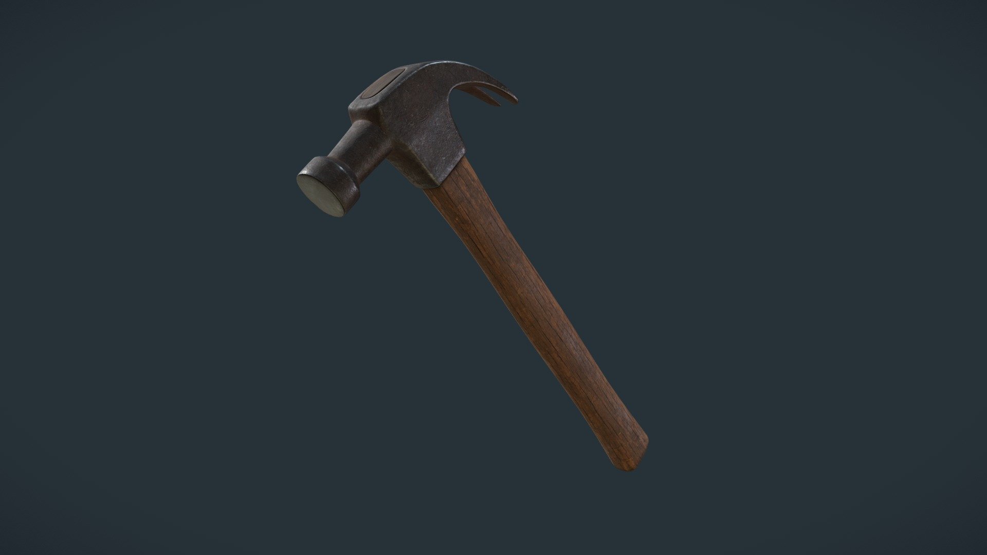 Antique Claw Hammer - Hammer - Download Free 3D model by shuvalov.di 3d model