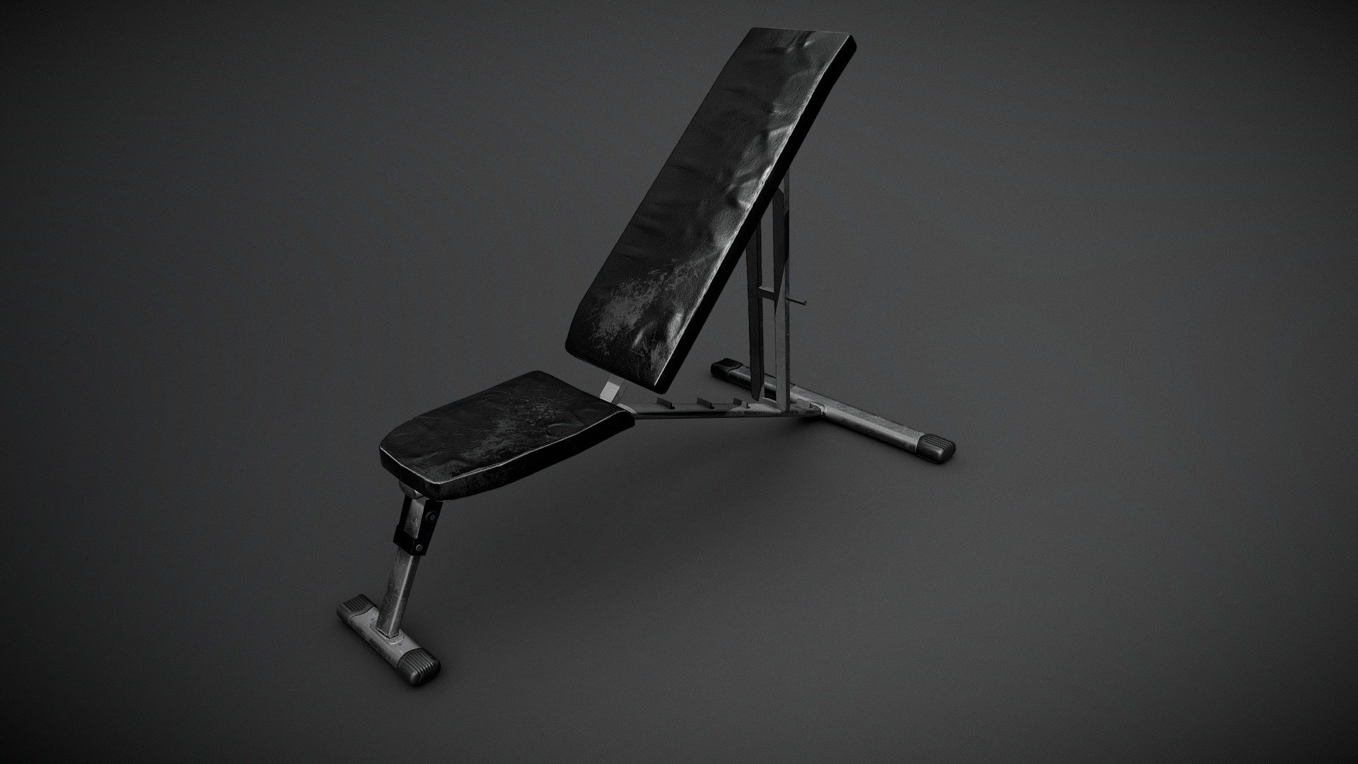 Incline Bench - part of my gym collection for unreal 3d model