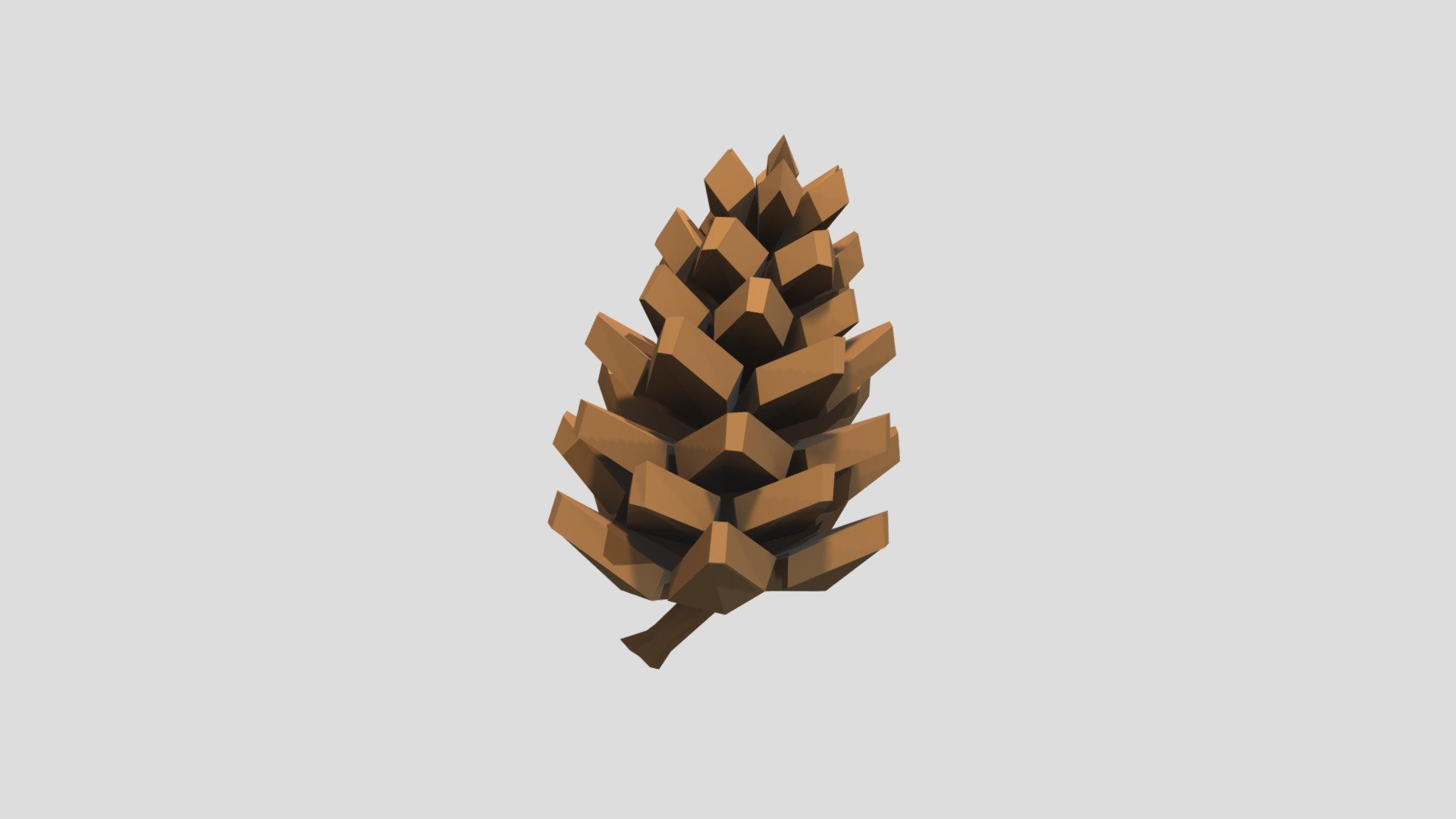 PUSHILIN Pinecone by Google Poly - Download Free 3D model by kulioner 3d model