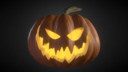 Halloween Pumpkin face, plant, scary, grim, carved, vegetable, halloween, pumpkin, horror