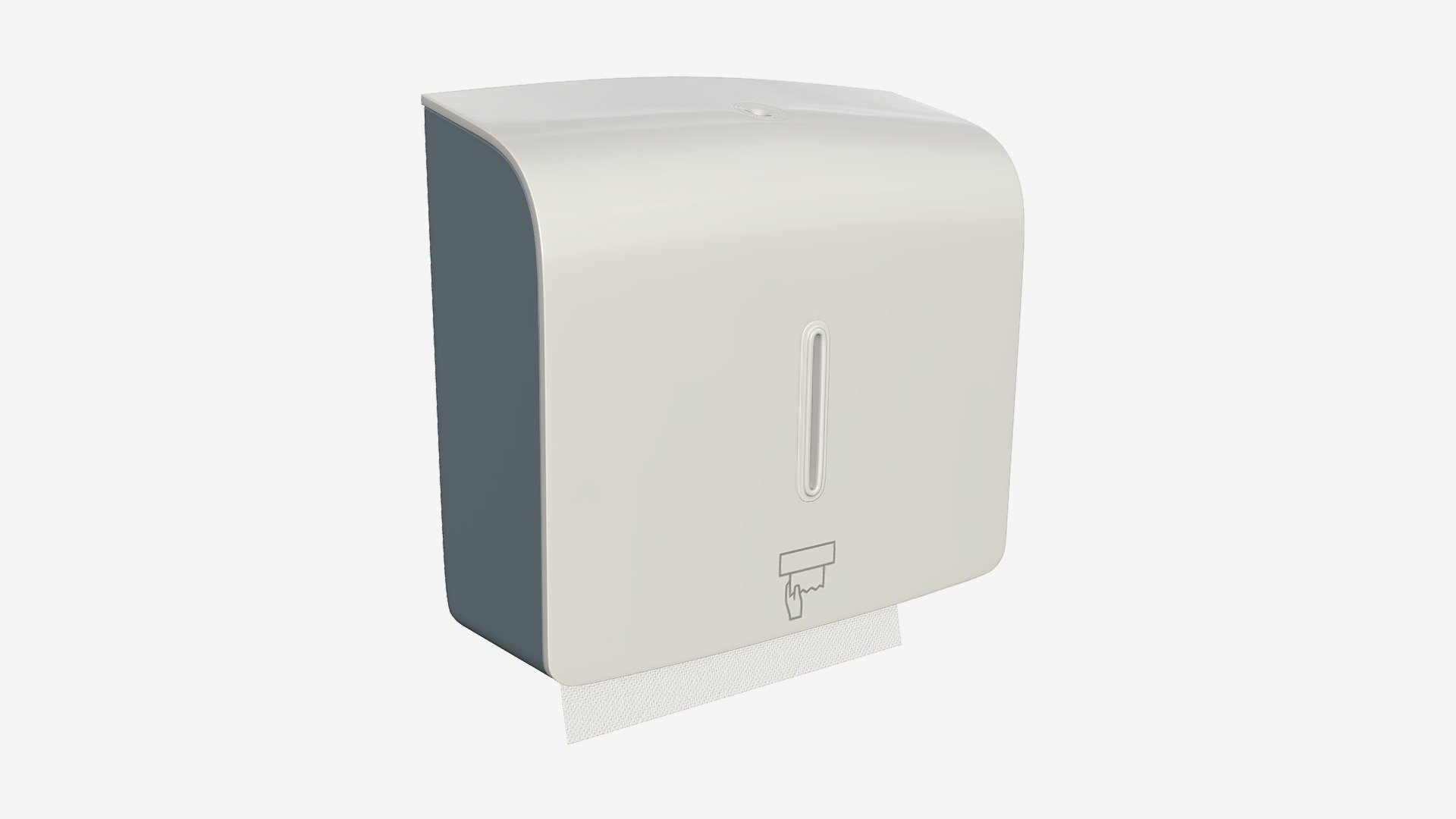 Bathroom Tissue Dispenser Wall-Mounted - Buy Royalty Free 3D model by HQ3DMOD (@AivisAstics) 3d model