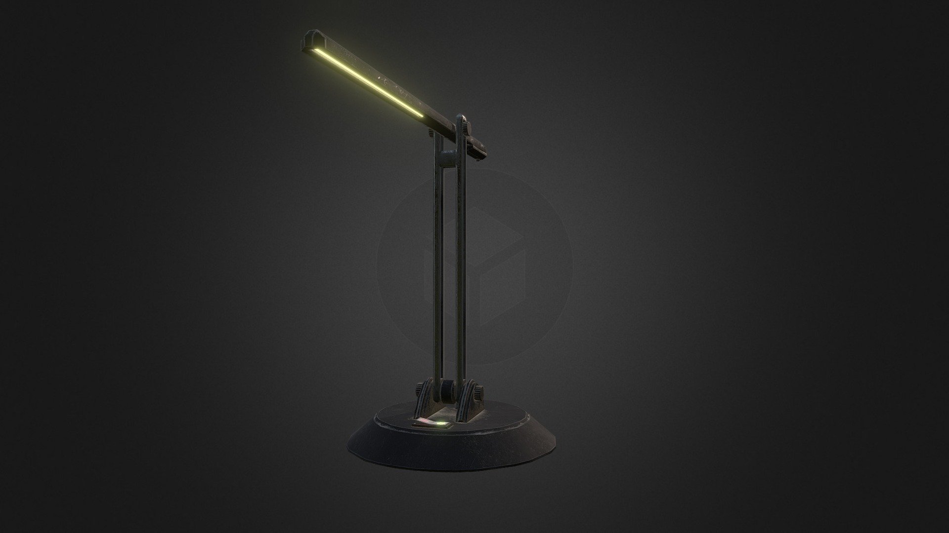 Lamp for the desk scene - Lamp - 3D model by frazermac 3d model