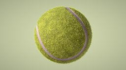 Tennis Ball hair, fur, tennis, hairy, fibers, game, sport, ball, tennis-ball