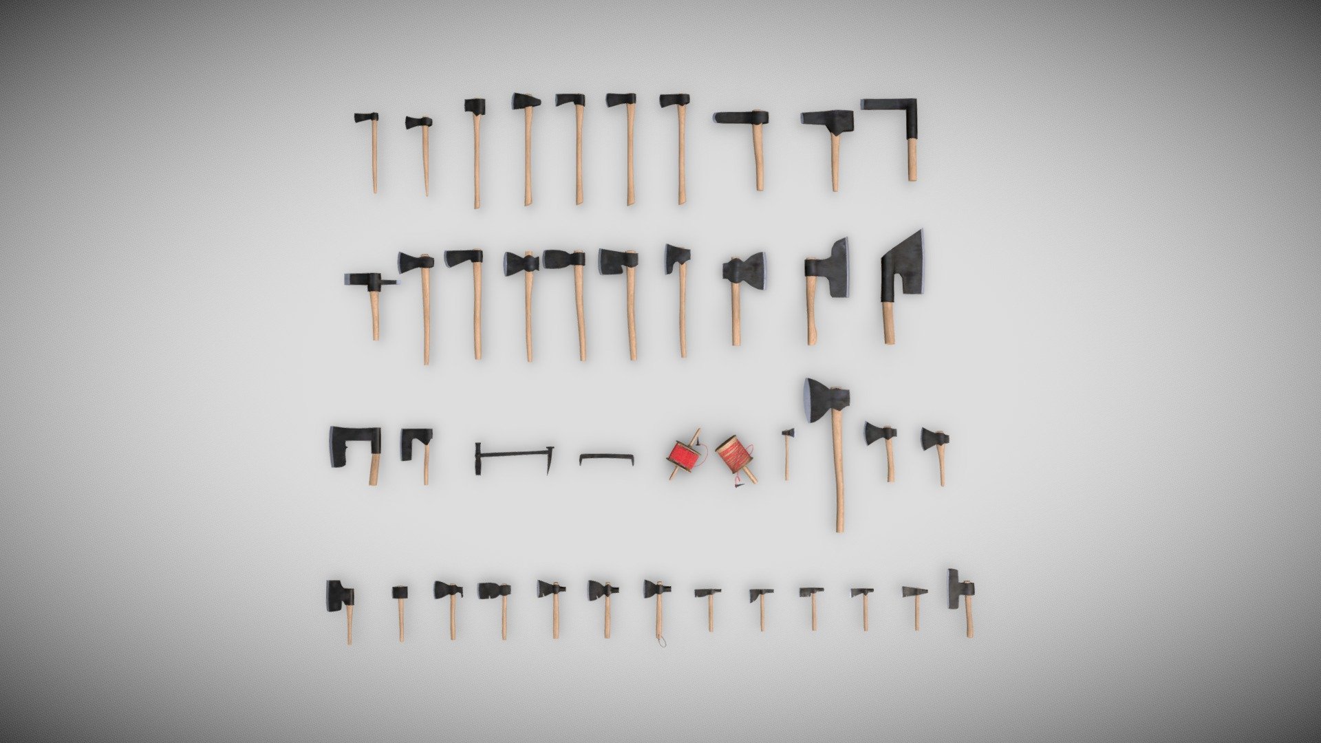 Modeled from Eric Sloane's Museum of Early American Tools, pages 10-21. Scale is approximate and not authoritative.

Textured with CC0 Textures assets.

Made with Blender 3d model