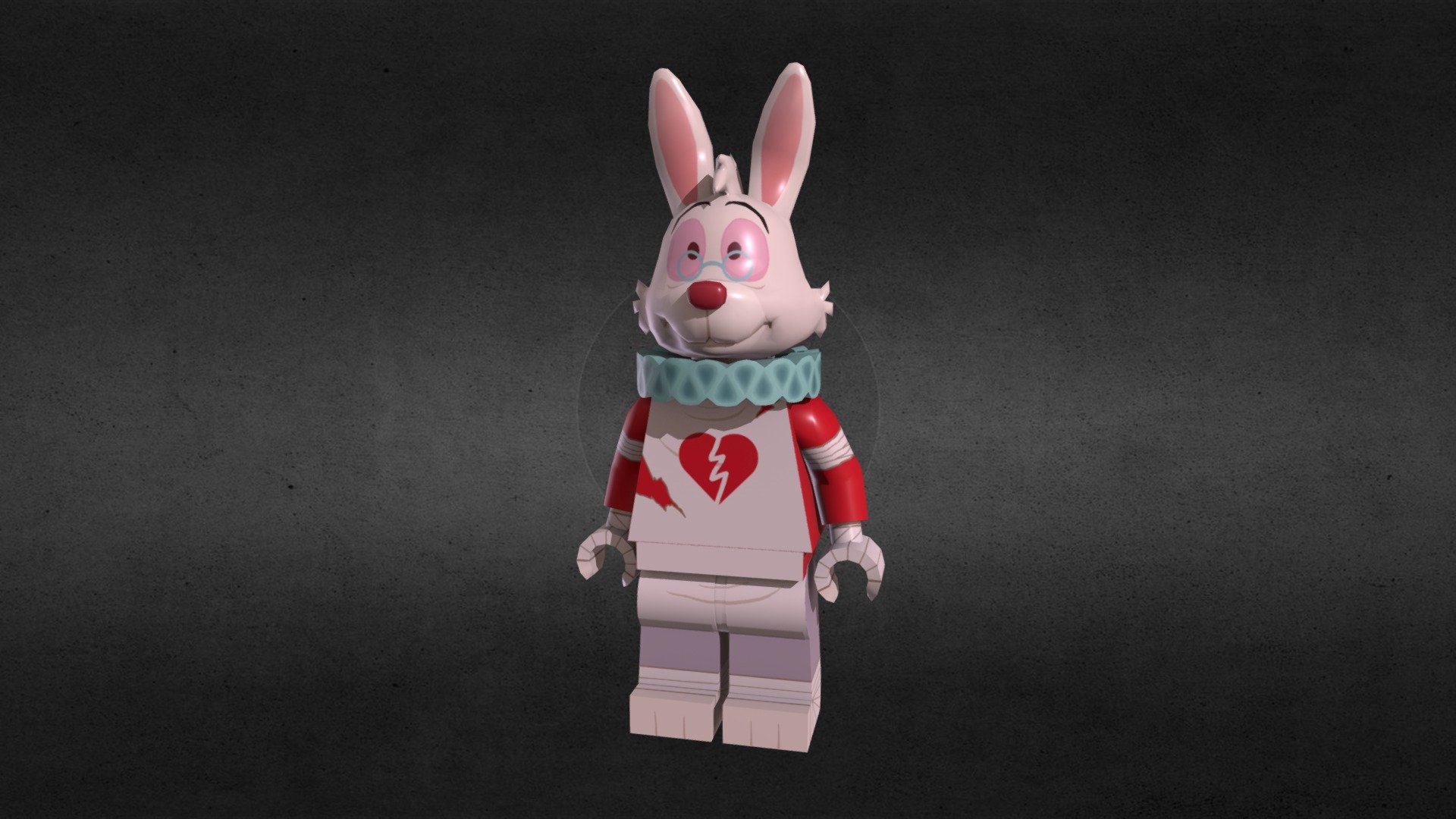Made as an art test in my 3rd year of university.
I was assigned to create an Alice in Wonderand character crossed over with Lego/Street Fighter. This is the final outcome.
The final tri count is 2,218 tris 3d model