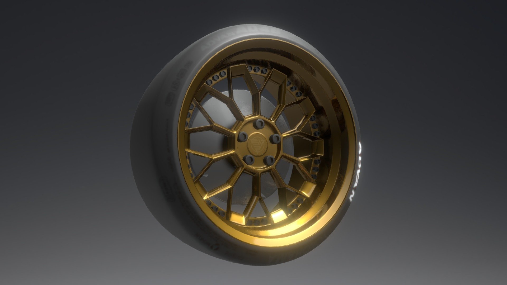 Less reference, so i can't make the shape in a good way

why this wheel? take a look at Luthfi Halimawan Karma GT86, its great, i guess - SV2 Kannon - Download Free 3D model by blakebella (@blake2theback) 3d model
