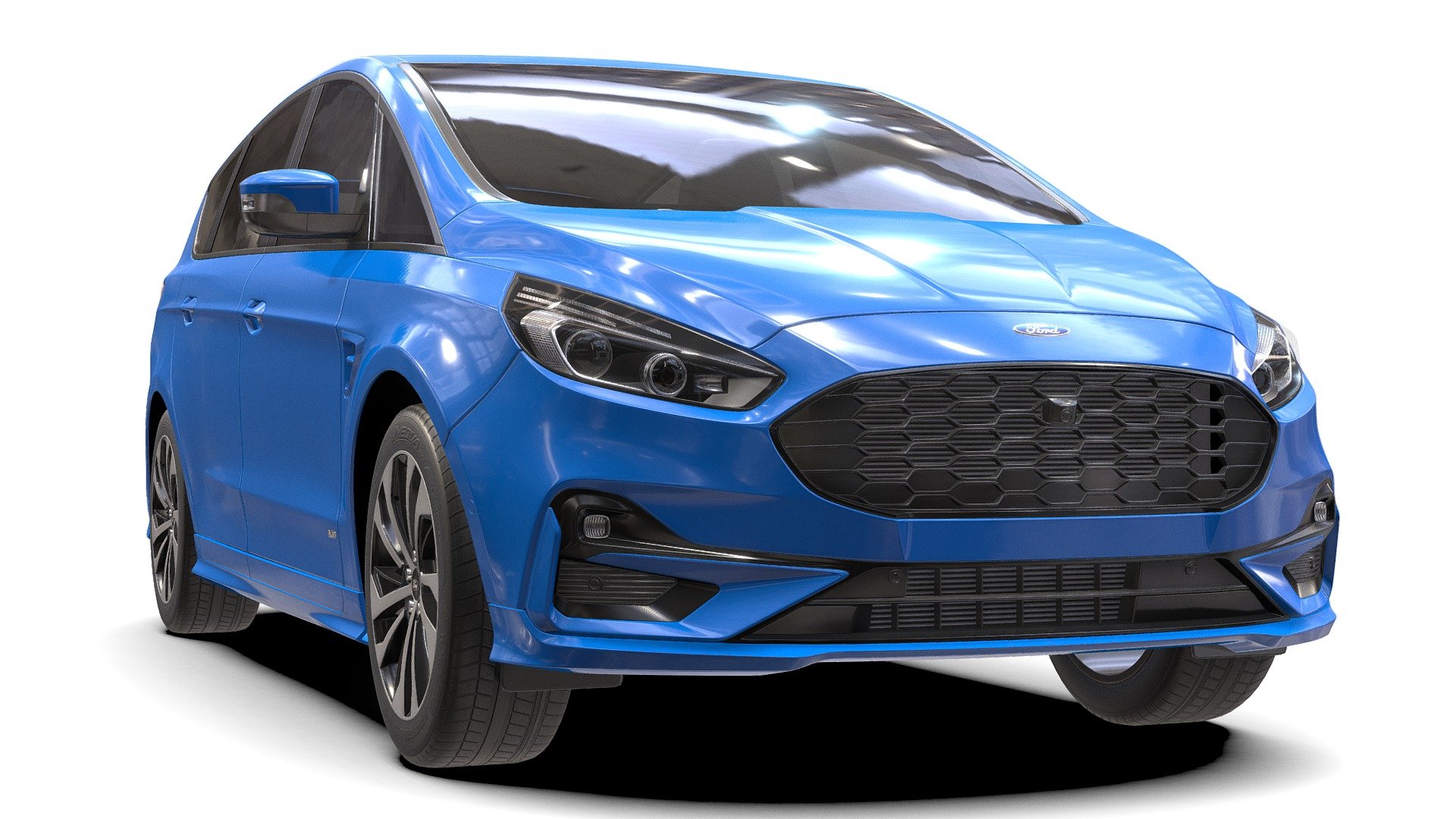 Ford S-MAX 2020 - 3D model by autoactiva 3d model