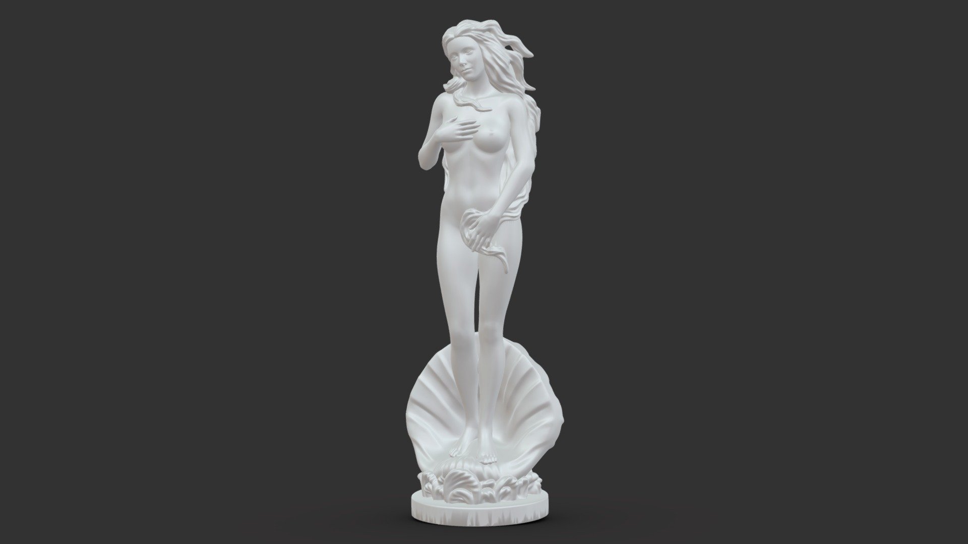 We provide unique 3d scanned models with realistic proportions for closeup and medium-distance views in artworks, paintings and classes. As well as architectural visualization projects.

Main features:




high-end realistic 3d scanned model;

realistic proportions;

highest quality;

low price;

saves you time for more time in landscaping and interiors visualization.

FEATURES 




3d scanned model 

Extremely clean

Edge Loops based

smoothable

symmetrical

professional quality UV map

high level of detail

high resolution textures

real-world scale

system unit: cm

TEXTURES 




Textural Resolution: 4096 x 4096

Color Map

The model is suitable for stereolithography 3d printing 

The model is also ready for fullcolour 3d printing - 001162 afrodita - Buy Royalty Free 3D model by 3DFarm 3d model