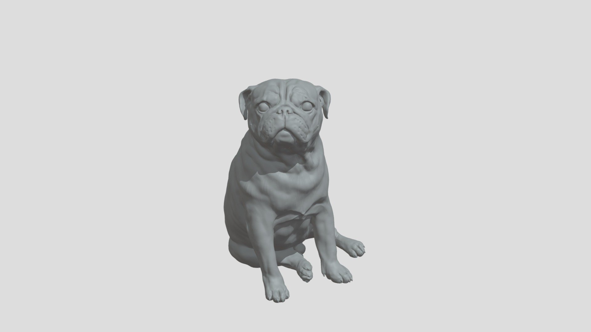 Rocky The Pug
A model I made as a present for my boyfriend's Birthday to be 3D printed and cast out of silver - Rocky The Pug - 3D model by MariaTrofimova 3d model